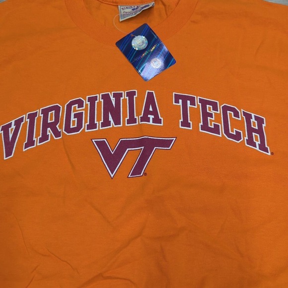 Virginia Tech VT Short Sleeve T-Shirt Hokies Steve & Barry - NWT - Size Large - Picture 2 of 9